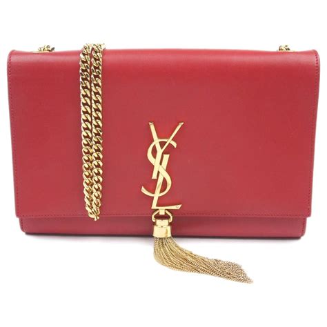 ysl bag red interior|yves saint laurent bag price.